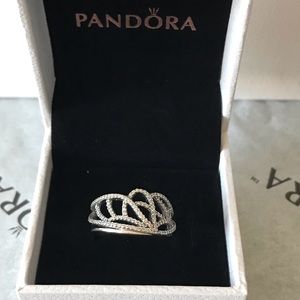Brand New Pandora New Beginning Butterfly Ring 6
